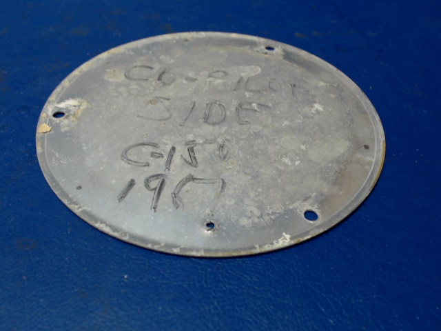 S225-1 Cessna - Plate - Inspection (3 Hole 5 Inch Dia)